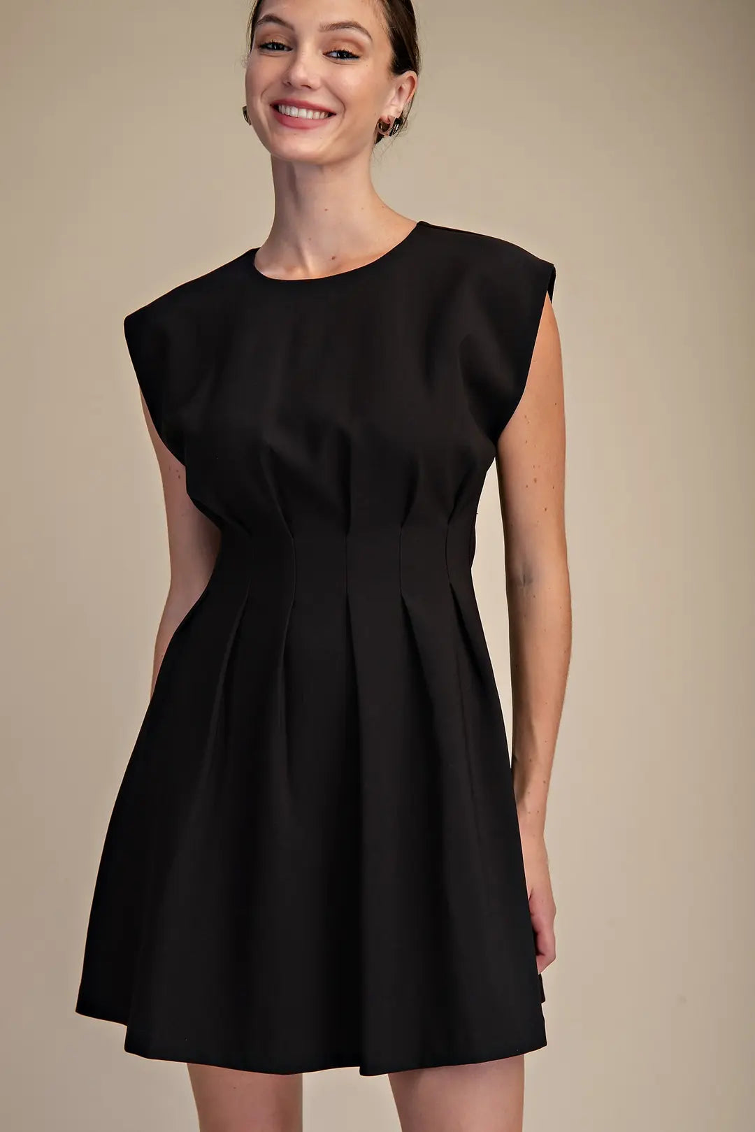 The Black Kiss Mini Dress