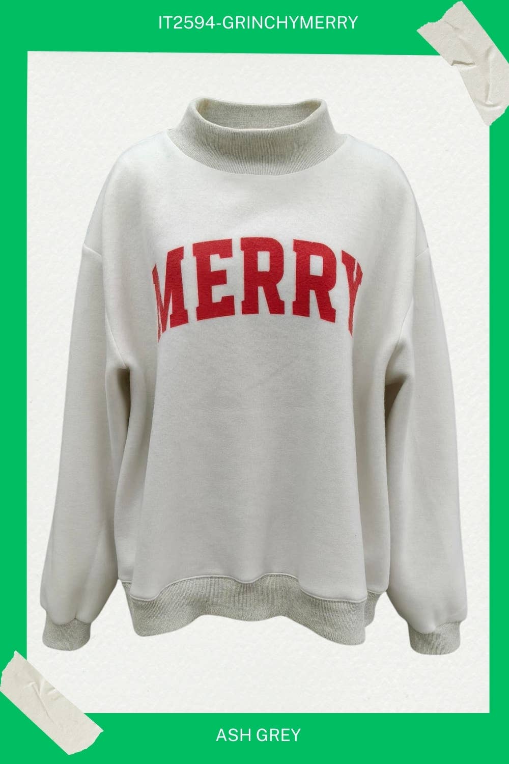 GRINCHY & MERRY Reversible Sweatshirt