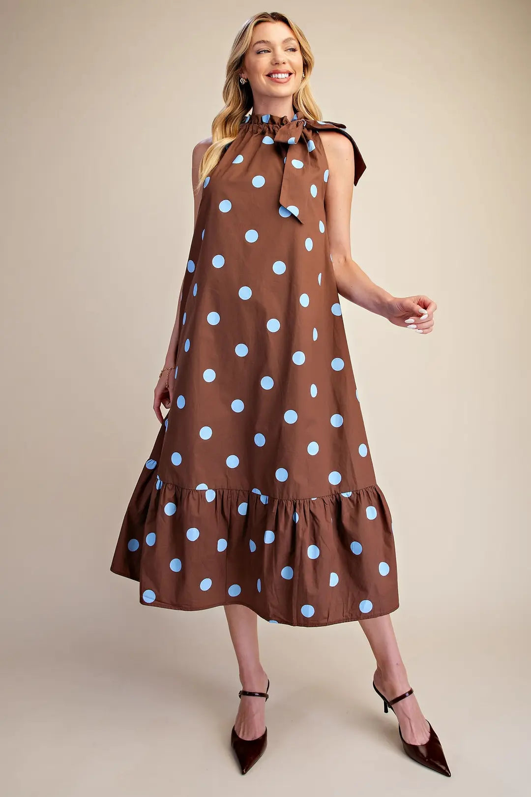 The Polka Promise Midi Dress