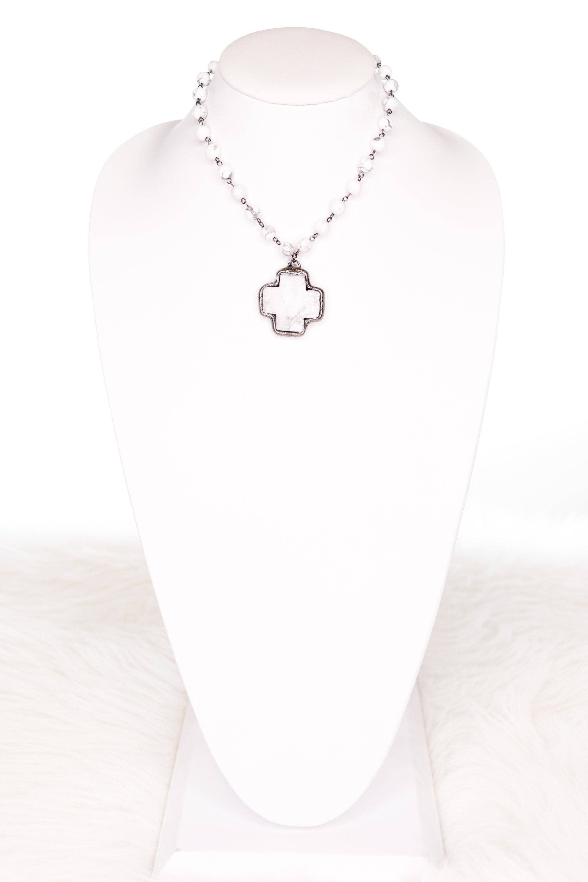 Theresa Necklace in White