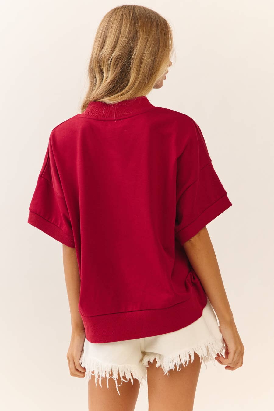 Alabama Patchwork Short Sweatshirt