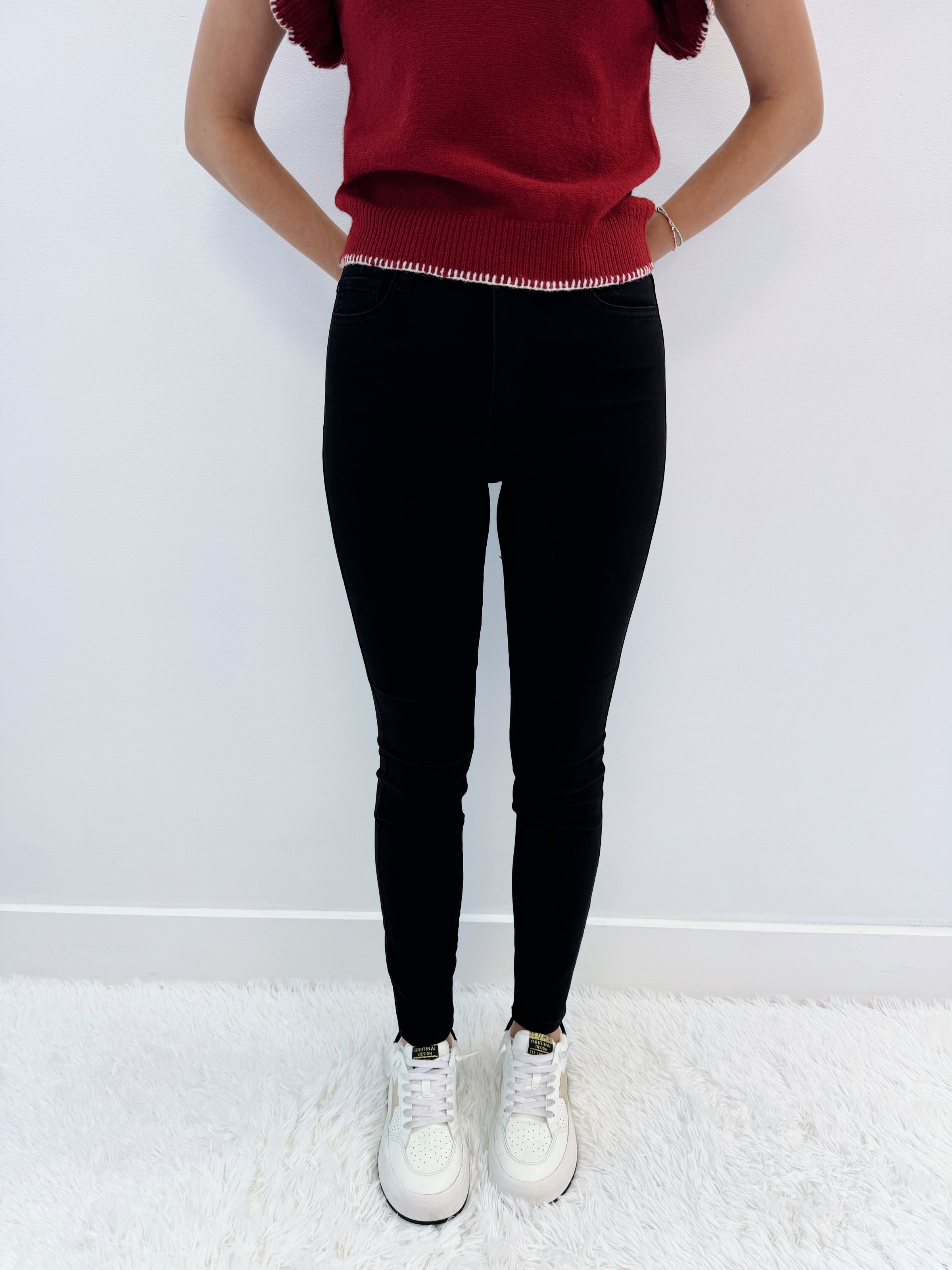Cello Black High Rise Skinny Jeans