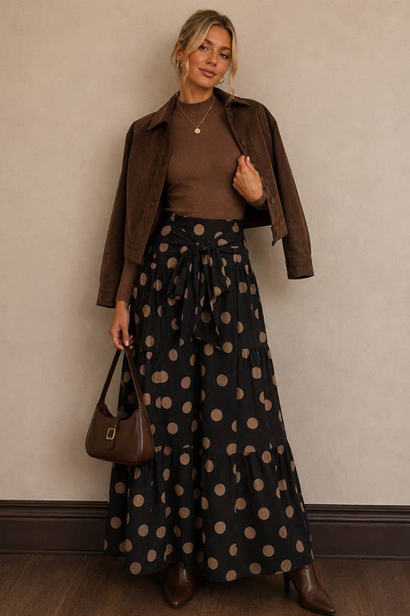 Chic in Dots Pants Two Colors!