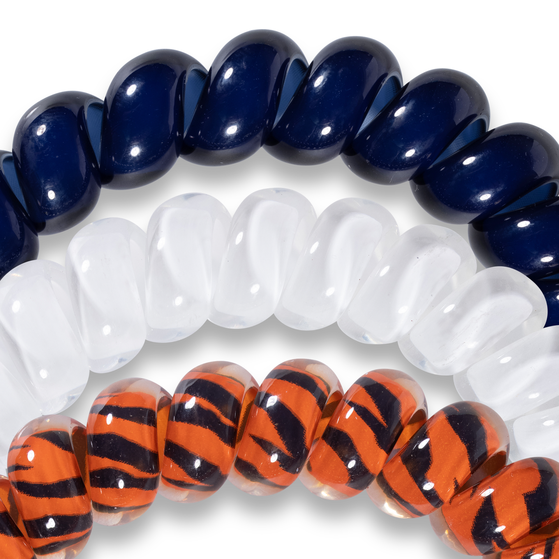 Spiral Hair Coils | Small | Auburn Univ. Hair Ties