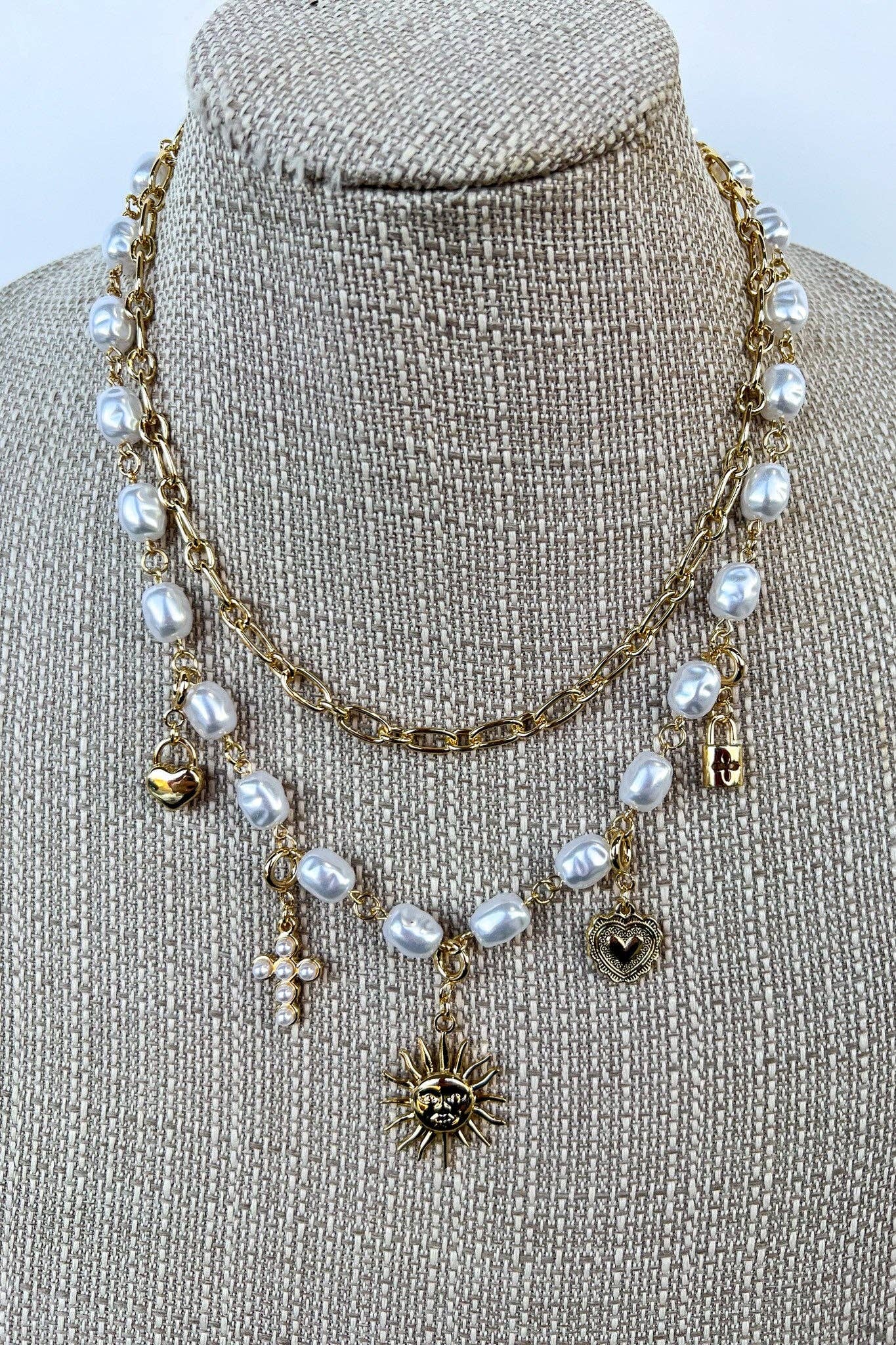2 Layer Charm Necklace