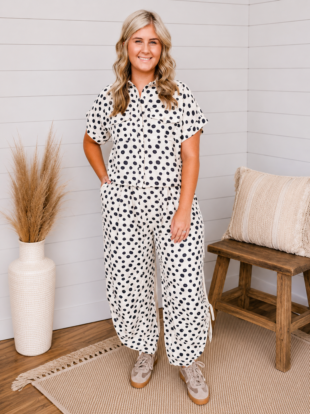 Dot to Dot Ruched Pants ⭐ or Dot to Dot Top ⭐