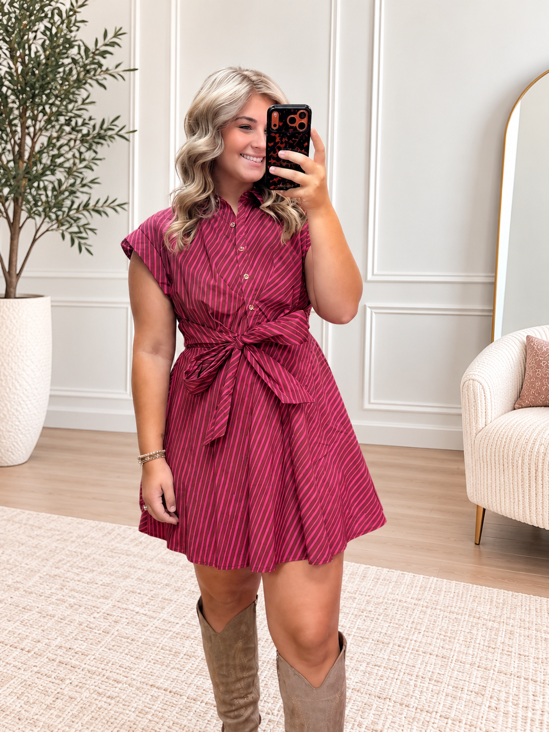 Berry Mocha Dress
