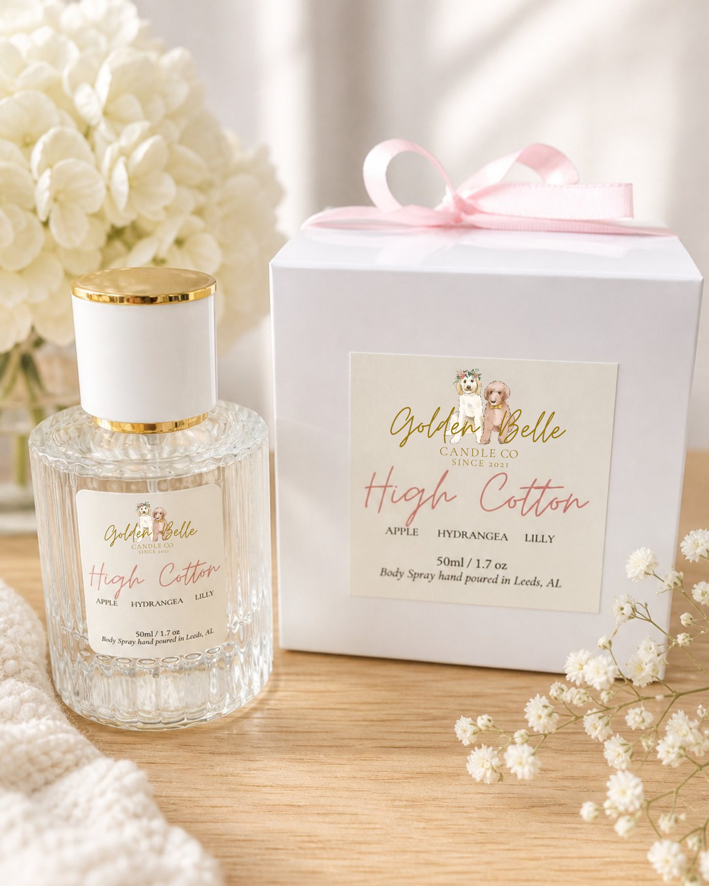 Golden Belle High Cotton Body Spray