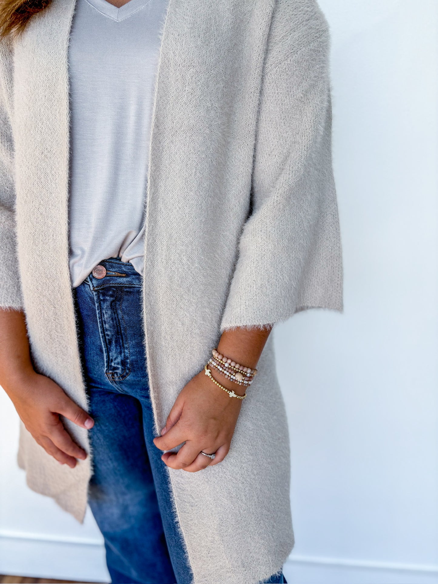 Snowfall Dreams Mohair Cardigan