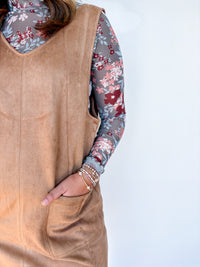 Golden Dune Suede A-Line