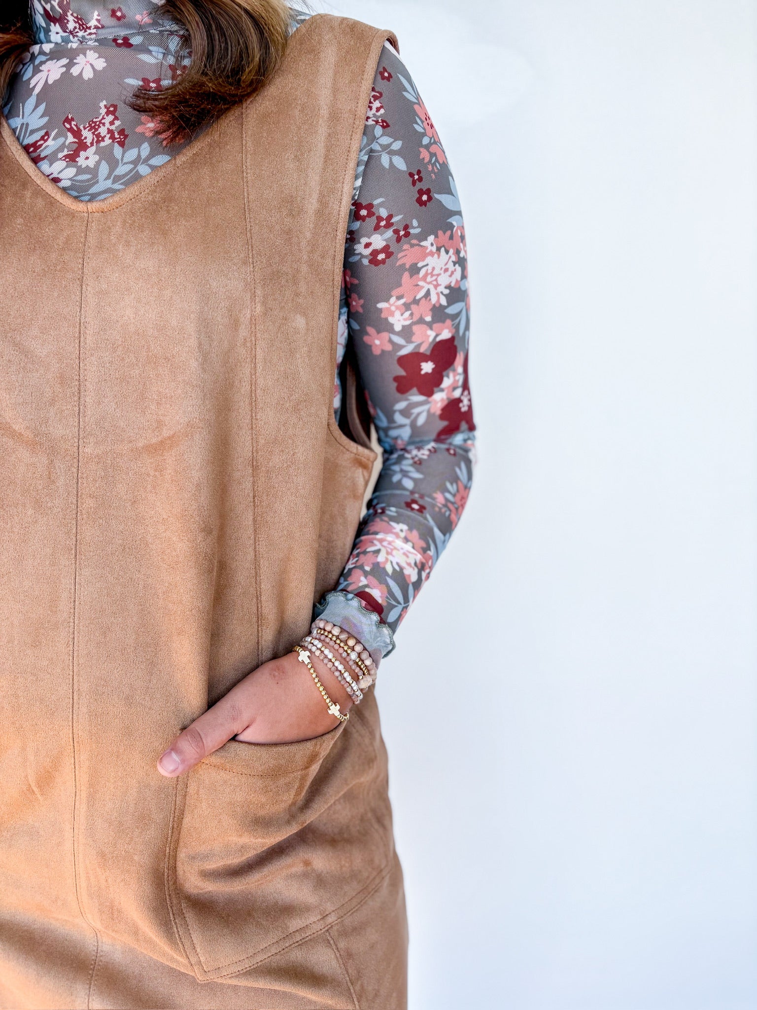 Golden Dune Suede A-Line