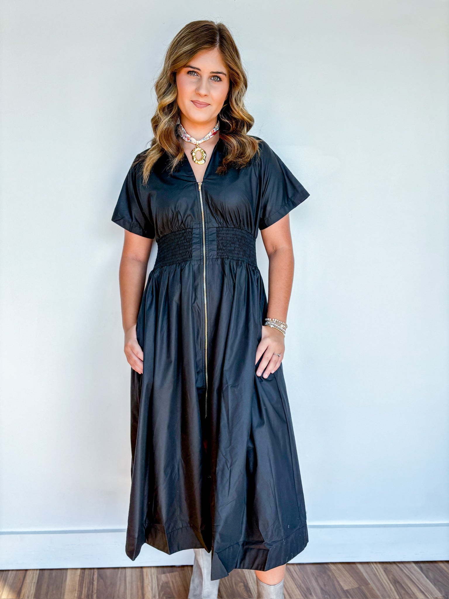 Blackout Bliss Midi Dress