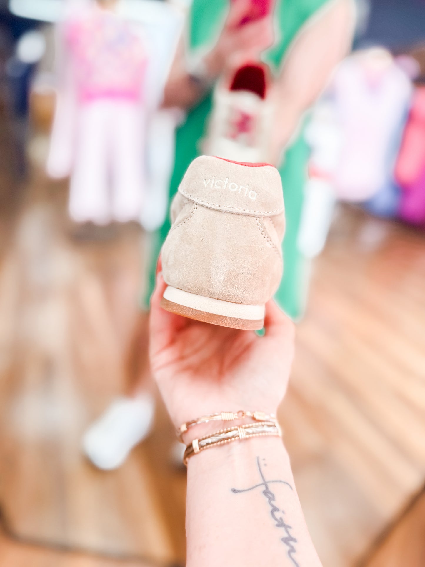 Victoria Aster Suede Sneaker