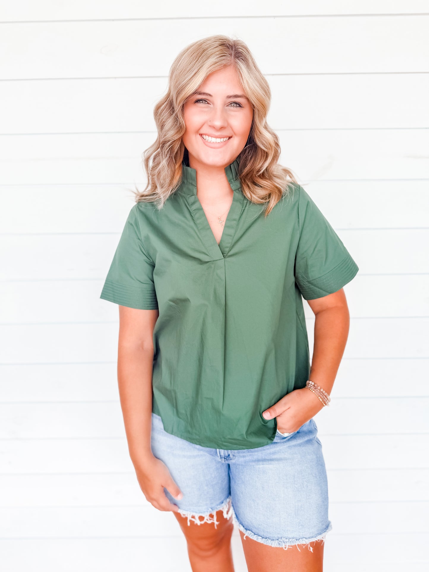 Evergreen Elegance Top 🌿