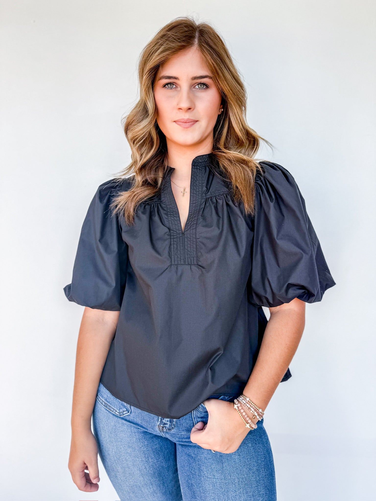Midnight Bloom Top