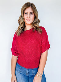 Chic Ease Cropped Knit