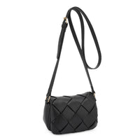 Emily Mini Woven Flap Crossbody Bag