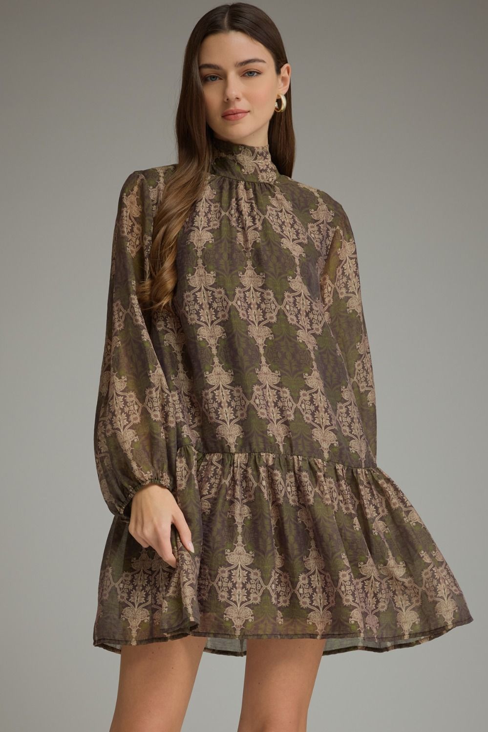 Olive Whimsy Dress