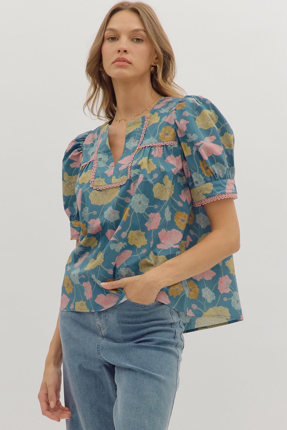 Blue Sage Blouse