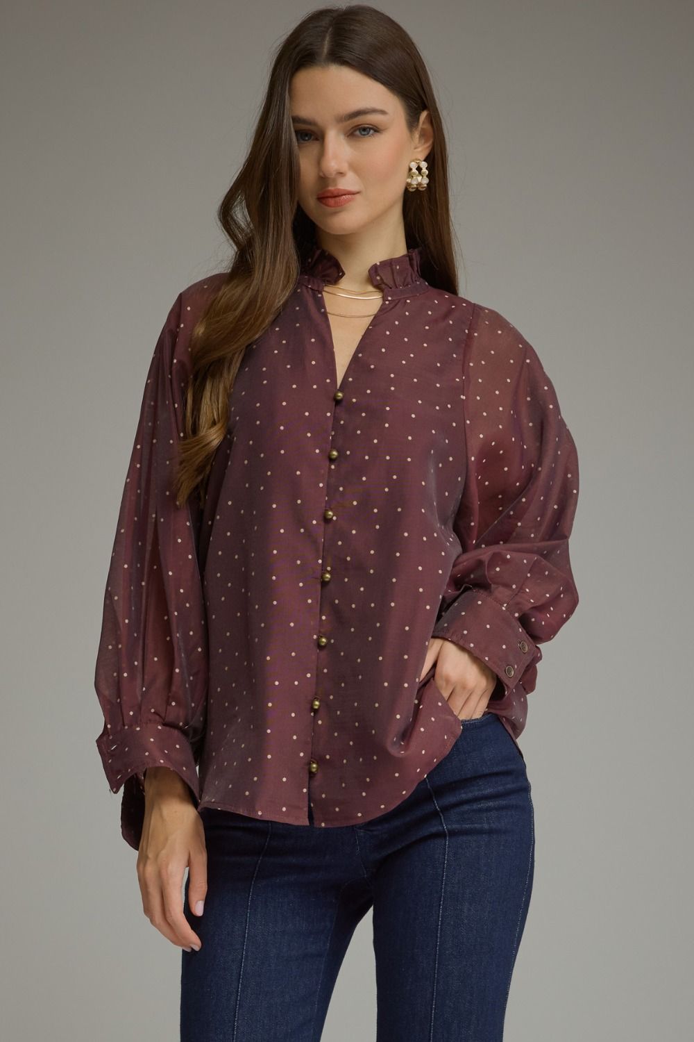 Brown Sugar Polka Top