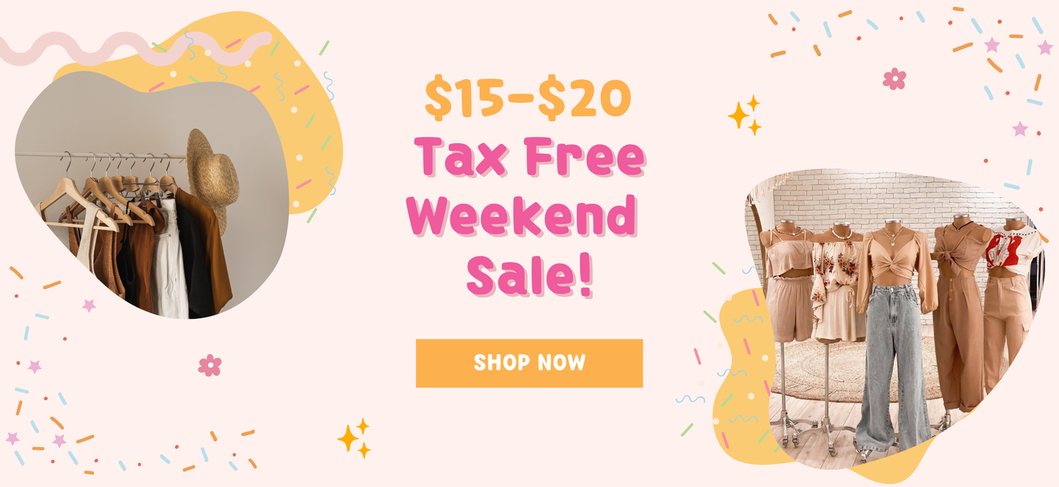 Tax Free Weekend $15-$20 Shoes 40% OFF!