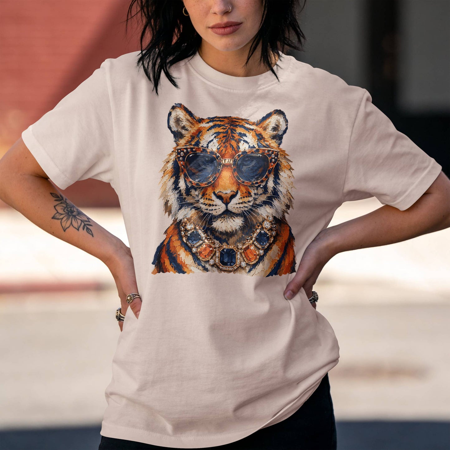 Glam Tiger Game Day Tee | Comfort Colors