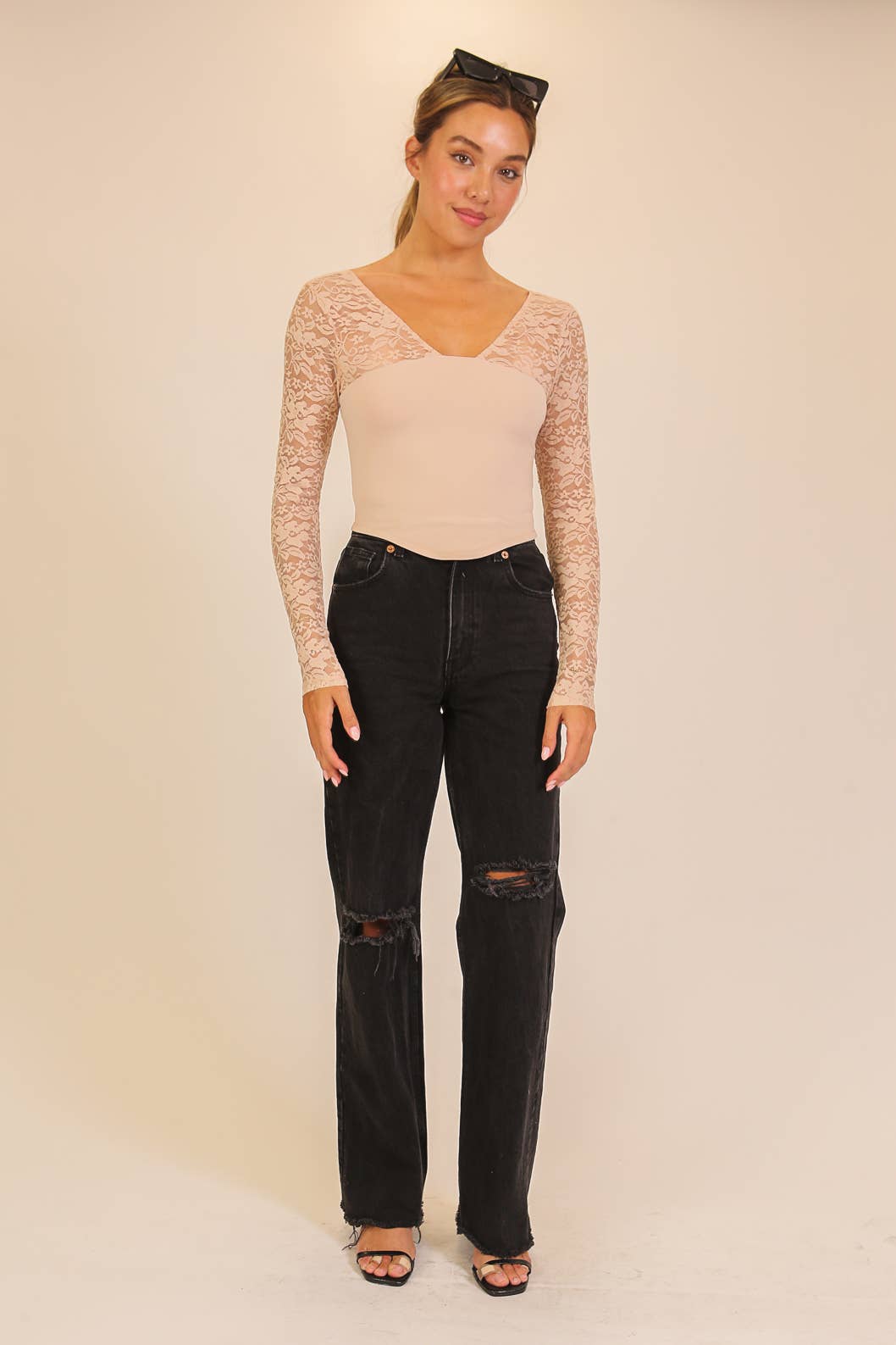 Lace Me Up Top Two Colors!