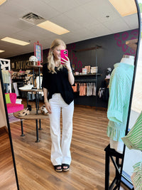 Mimi Short Dolman Sleeve Sweater Top