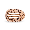 Round Flat Hair Clip | Medium | Blonde Tortoise