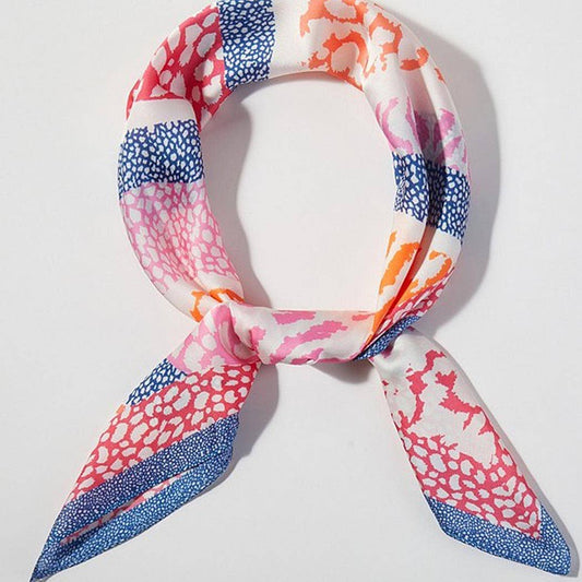 Abstract Leopard Print Bandana: COR