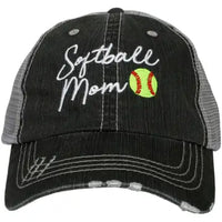 Various Softball Mom Hats