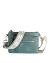 Melissa Multi Zip Pocket Crossbody With Guitar Strap Two Colors!