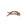 Round Flat Hair Clip | Small | Blonde Tortoise