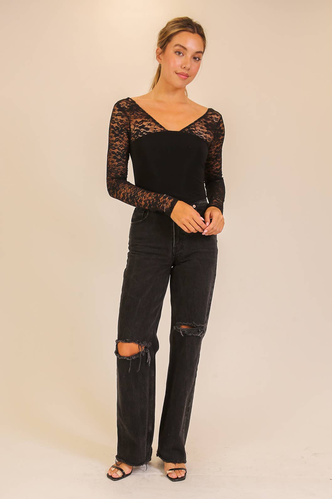 Lace Me Up Top Two Colors!