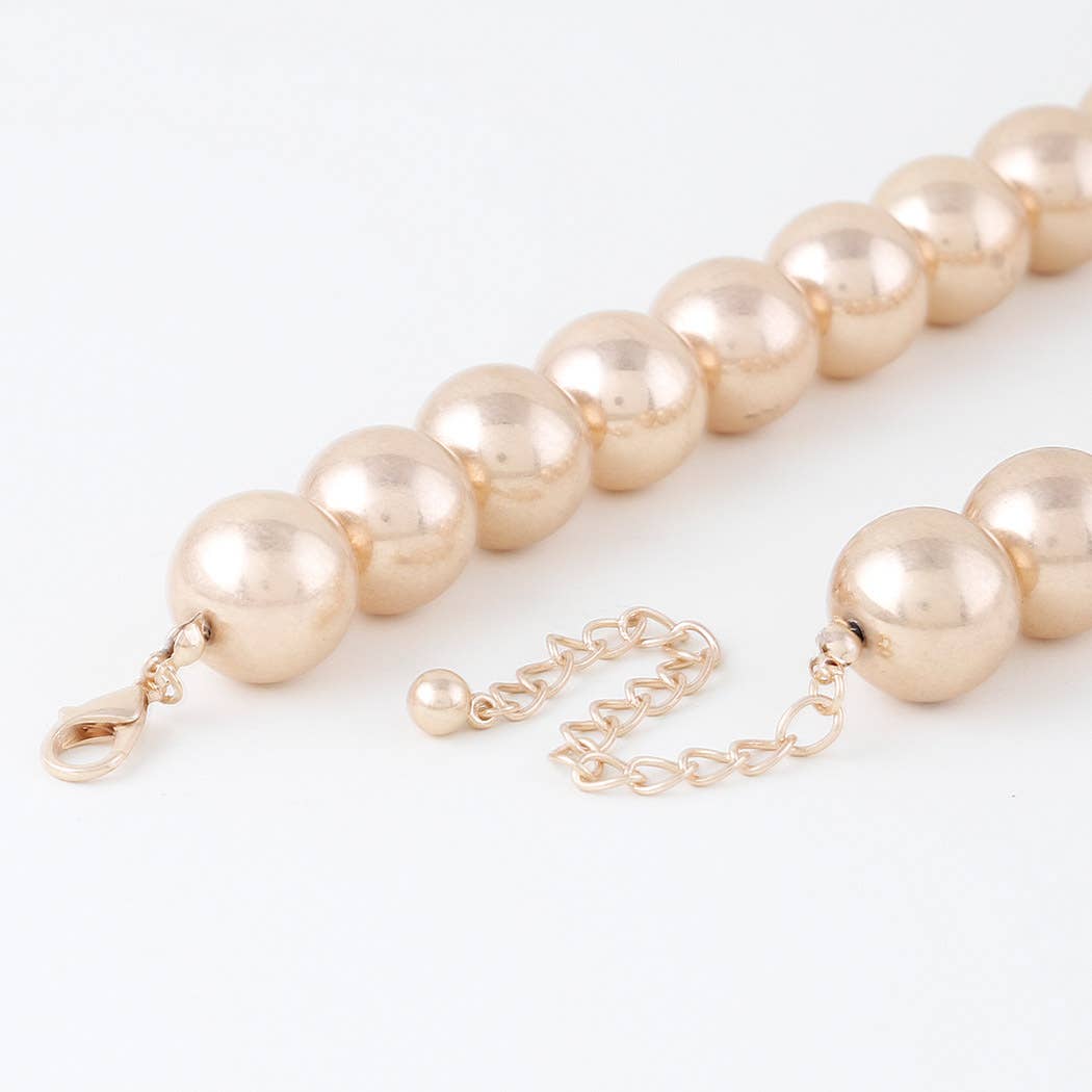 Stone Statement Bead Necklace