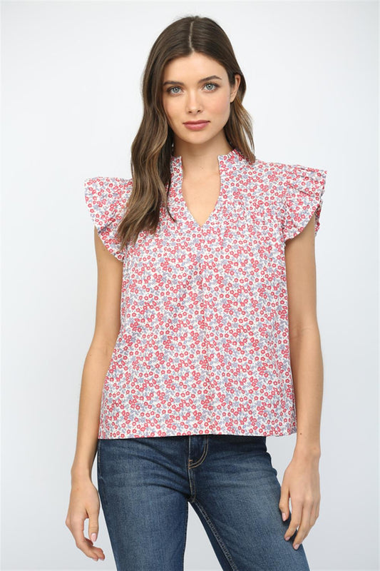 By Fate Floral Top