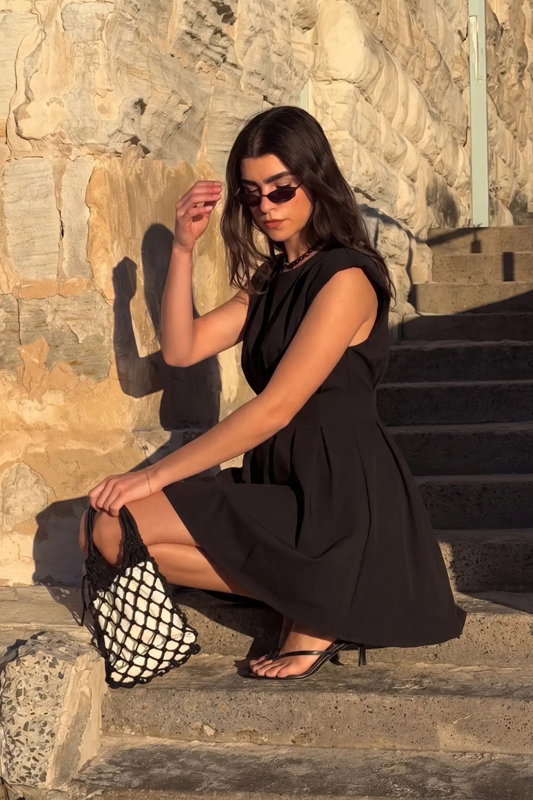 The Black Kiss Mini Dress