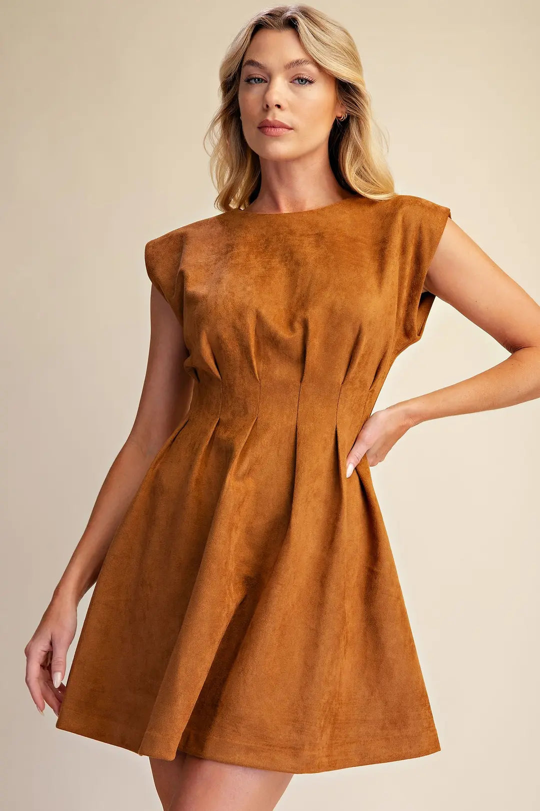 The Caramel Kiss Mini Dress