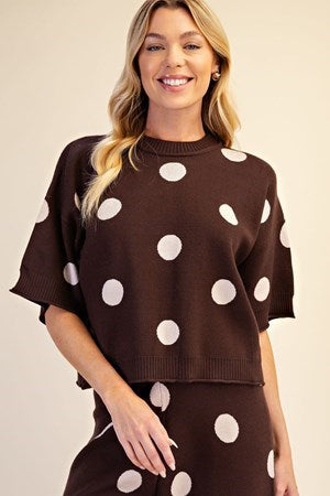 The Cocoa Dots Sweater