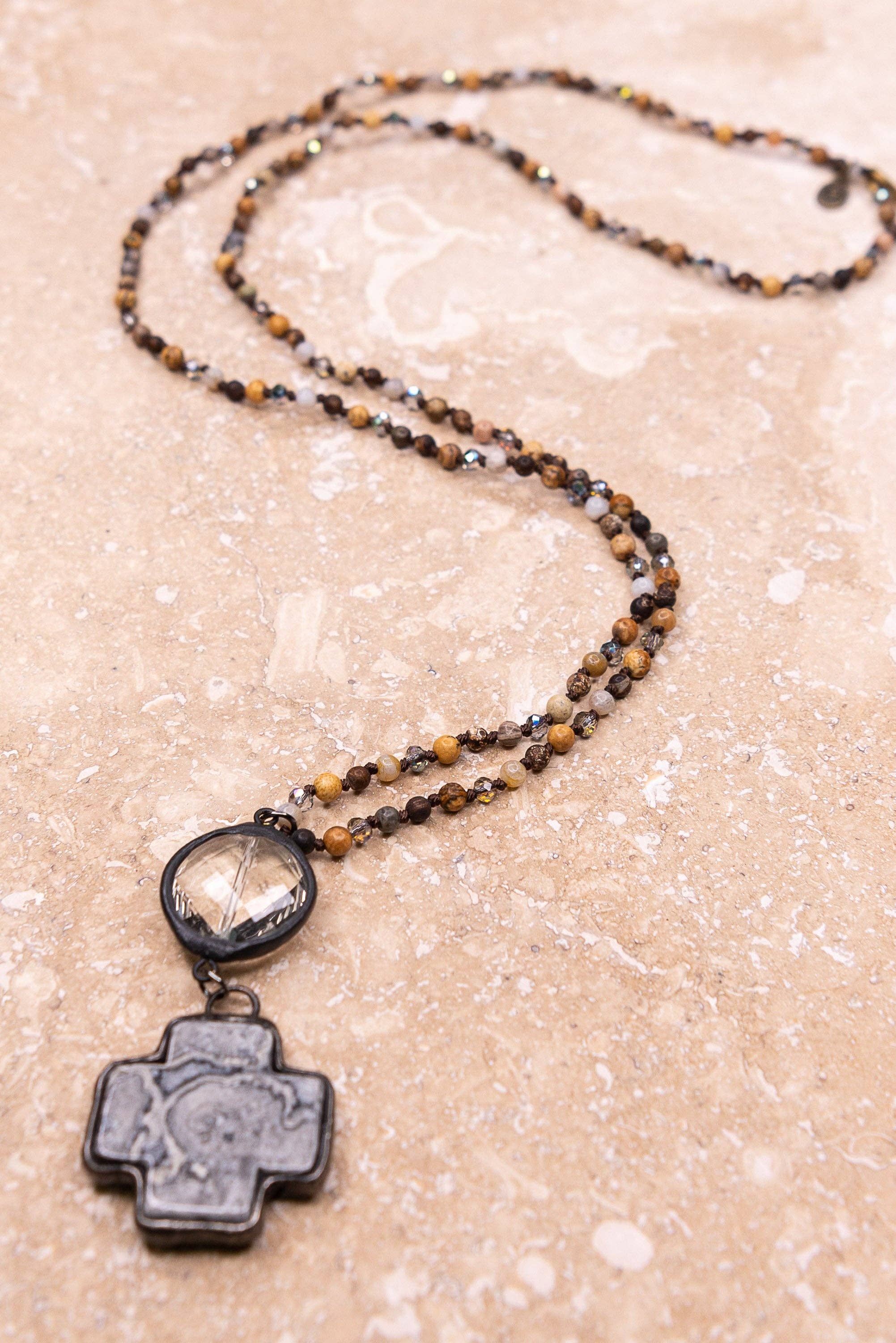 McCall Necklace in Gray