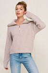 Cloudsoft Half Zip Two Colors!
