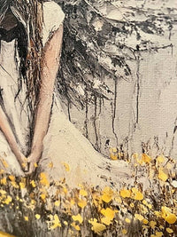 Angel Wildflowers Canvas: 8x8