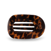 Round Flat Hair Clip | Medium | Tortoise