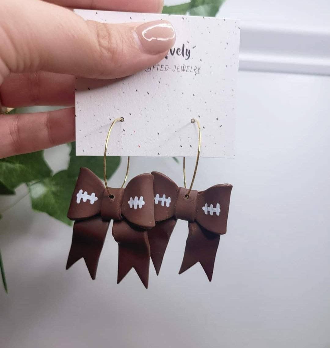 Big Bow Football Hoops