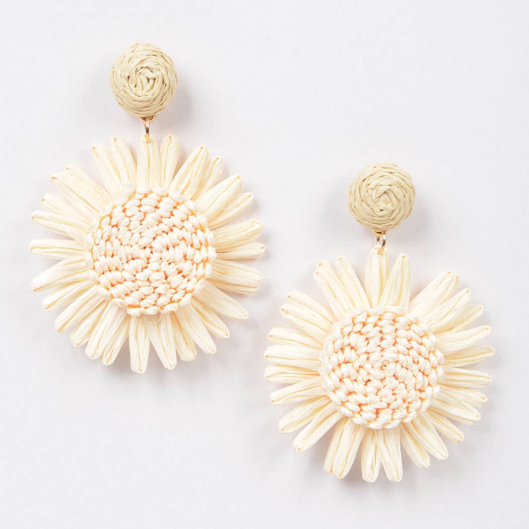 Turquoise Flower Earrings