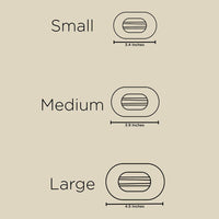 Flat Round Hair Clip | Medium | Red Carpet Ready