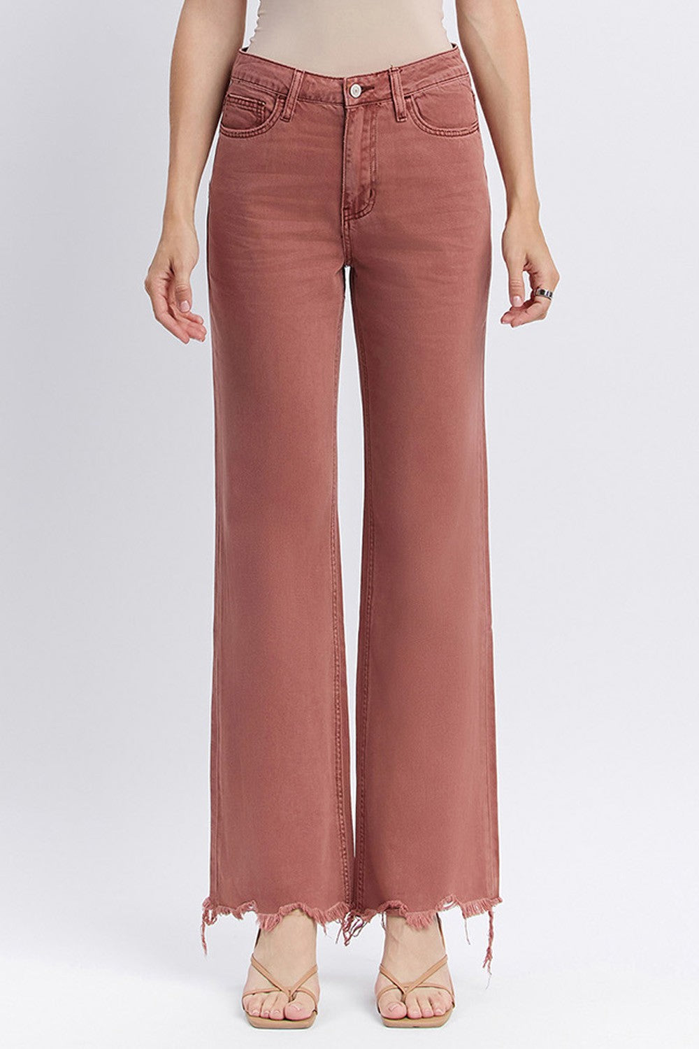 Vervet 90's Vintage Super High Rise Flare Jeans