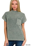 Jaded Mock Neck Sweater Two Colors!
