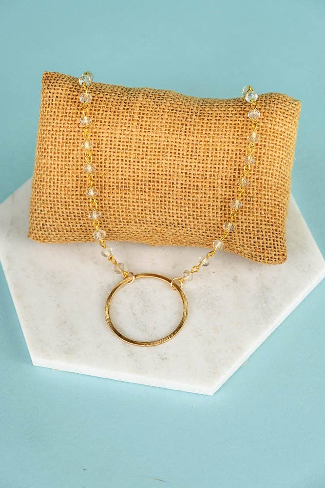 Nikita Necklace Clear