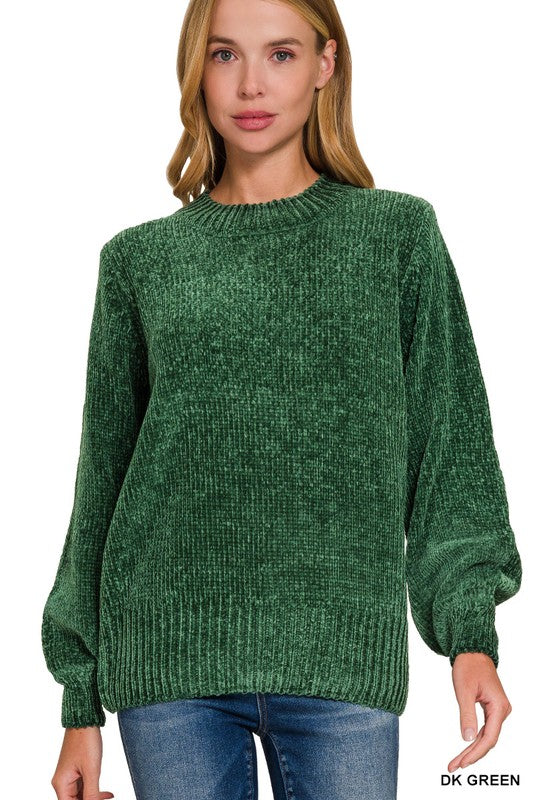 Plush Dreams Chenille Sweater